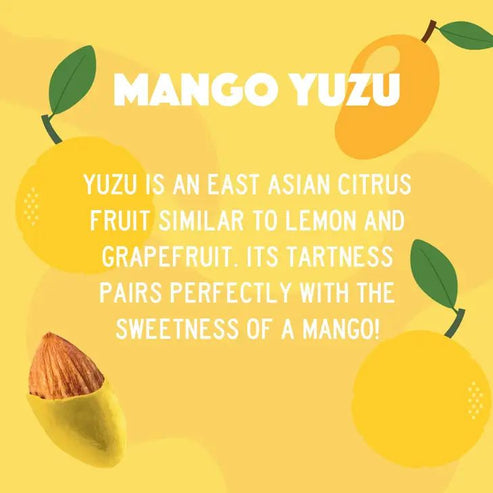 Pocket's Mango Yuzu Oat Milk Chocolate Covered Almonds 1.05 OZ