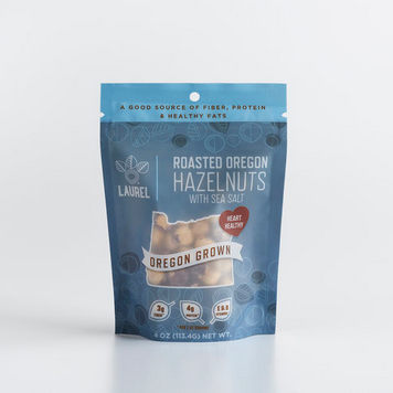 Laurel Foods Roasted Organic Hazelnut With Sea Salt 4 oz