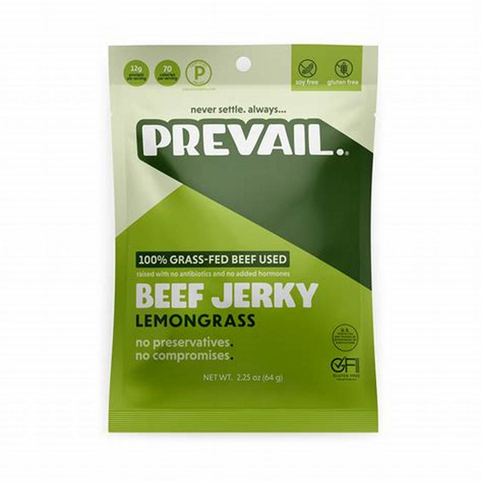 PREVAIL Lemongrass Grass-Fed Beef Jerky 2.25oz