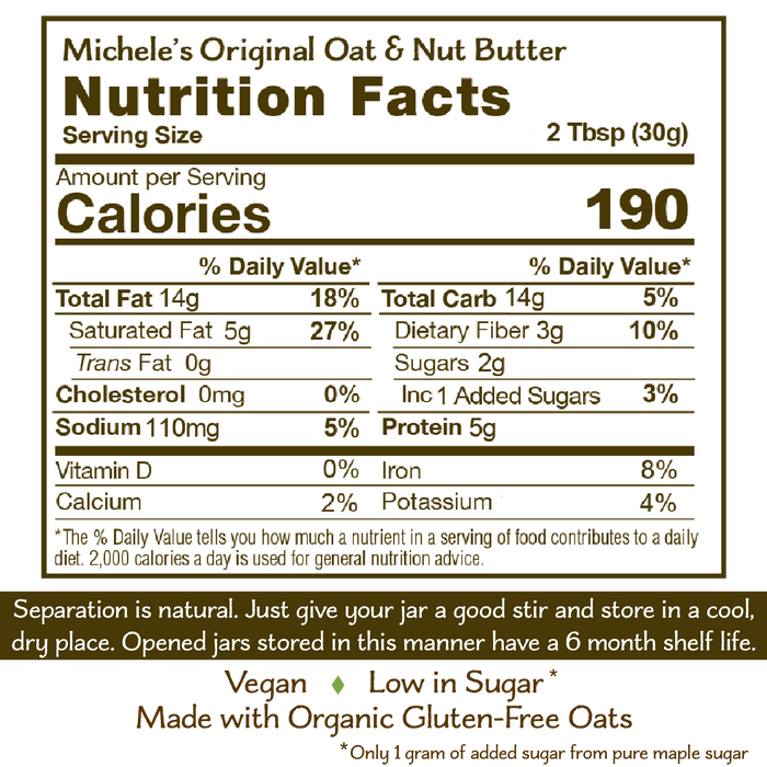 Micheles Granola Butter Oat Nut Original 10 OZ