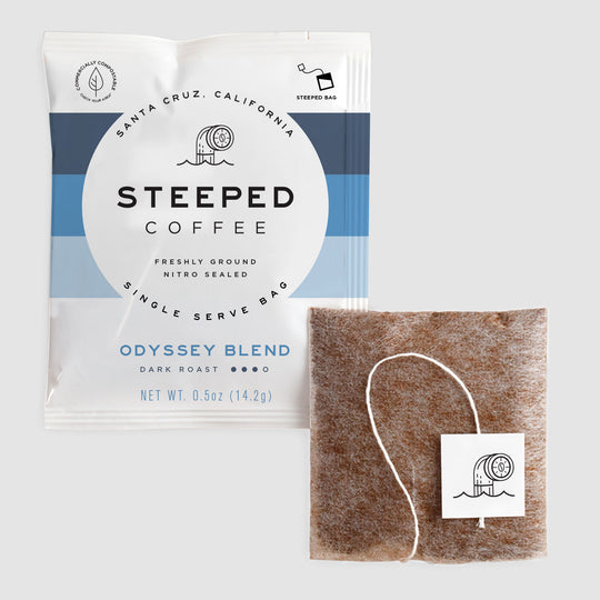 Steeped Coffee  Organic Odyssey Blend   4 ct