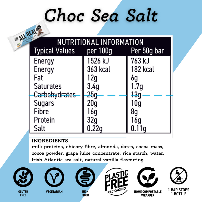 Protein Bar Chocolate Sea Salt