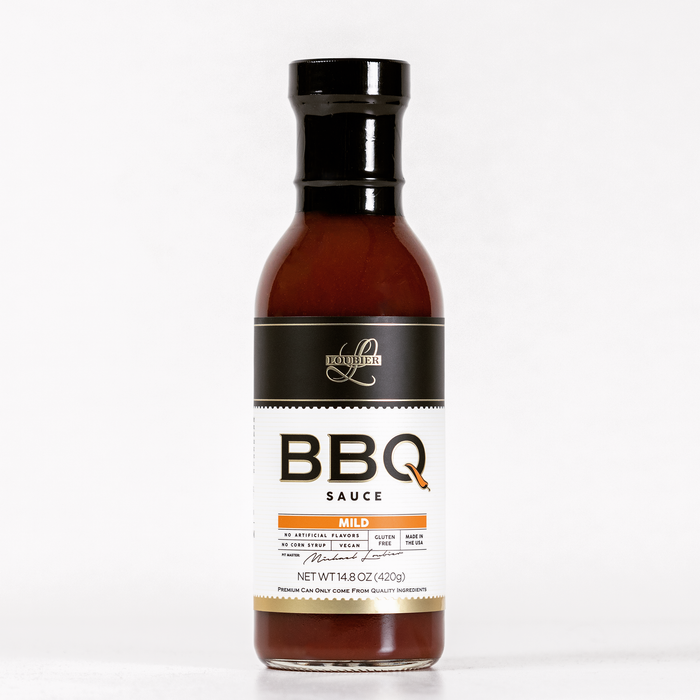 Loubier Gourmet Premium BBQ Sauce Mild 14 OZ