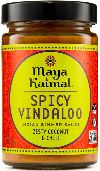 Maya Kaimal Spicy Vindaloo Indian Simmer Sauce 12.5 oz