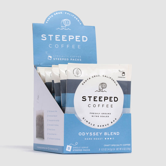 Steeped Coffee  Organic Odyssey Blend   4 ct