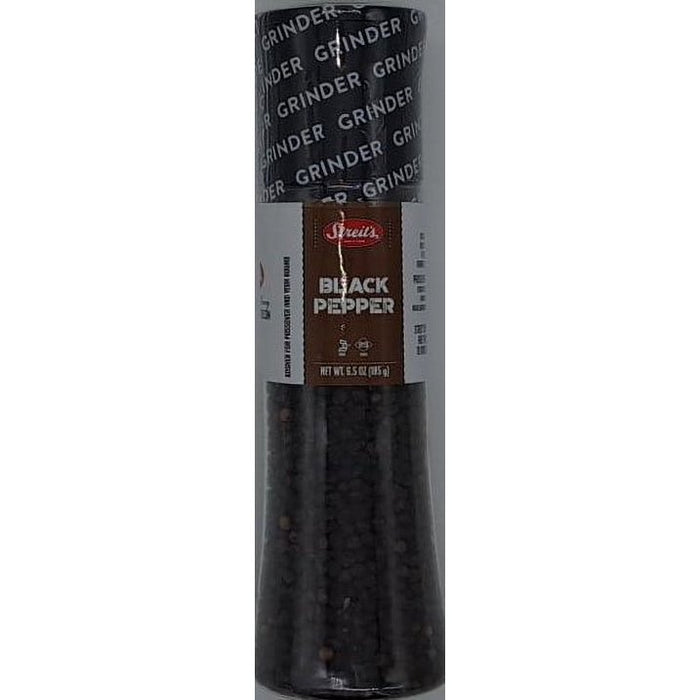 Streits Black Peppercorns In Grinder 6.5 OZ