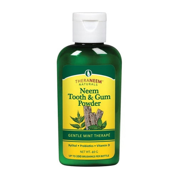Theraneem Naturals  Gentle Mint Therape Neem Tooth & Gum Powder  1 Each  40 Gram