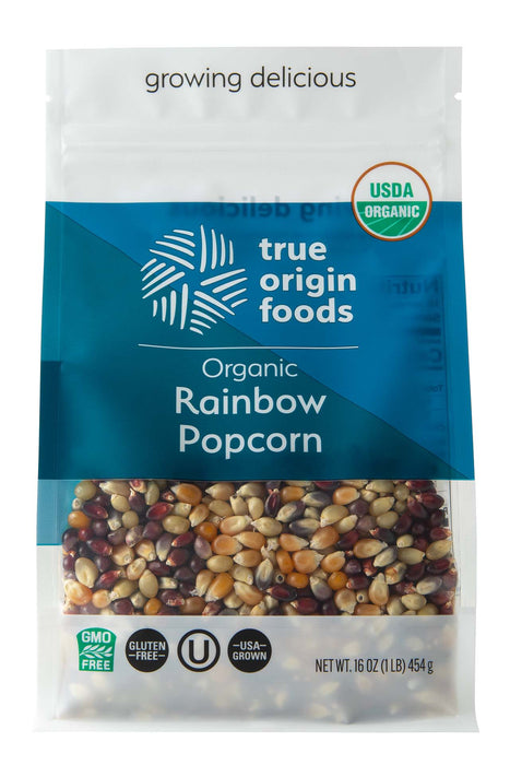 True Origin Foods Rainbow Popcorn 16 Oz