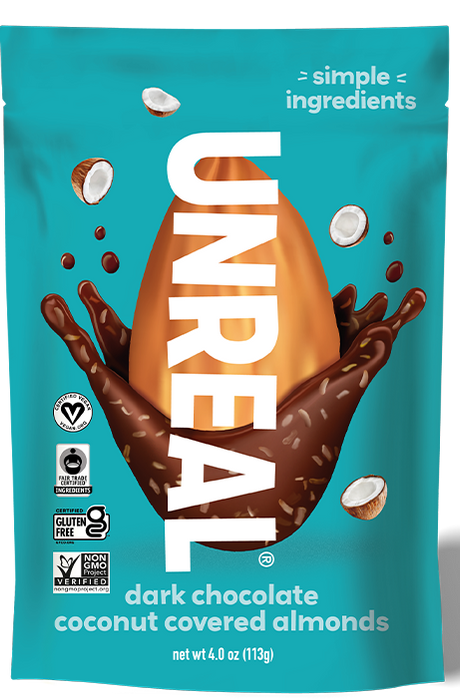 UNREAL Dark Chocolate Coconut Almonds 4 OZ