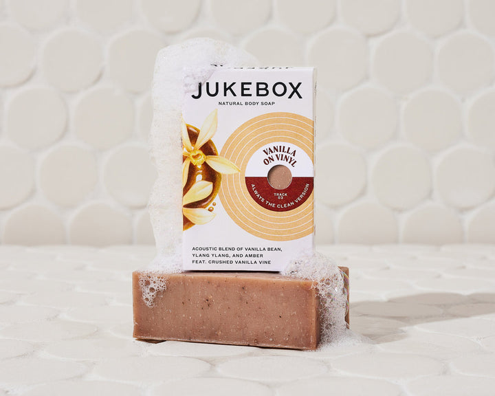 Jukebox Natural Body Soap VANILLA ON VINYL 4.5oz