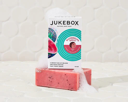 Jukebox Natural Watermelon Disco Bar Soap 4.5 OZ