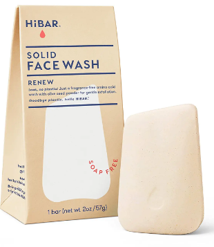 Hibar  Face Wash  Renew  Solid  1 Each  2 Oz