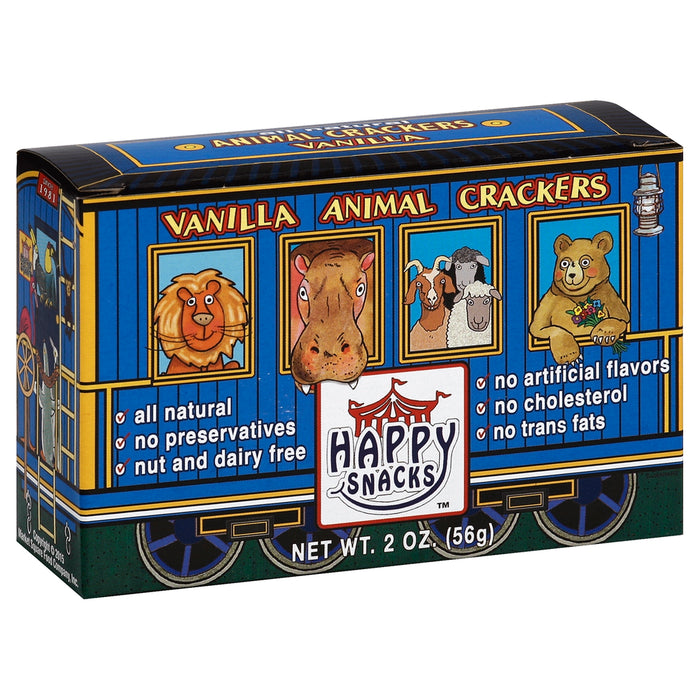 Happy Snacks  Vanilla Animal Crackers  2 Oz