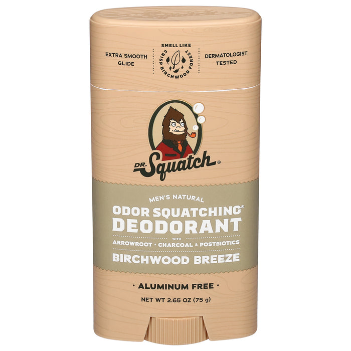 Dr Squatch Birchwood Breeze Odor Squatching Deodorant 2.65 Oz