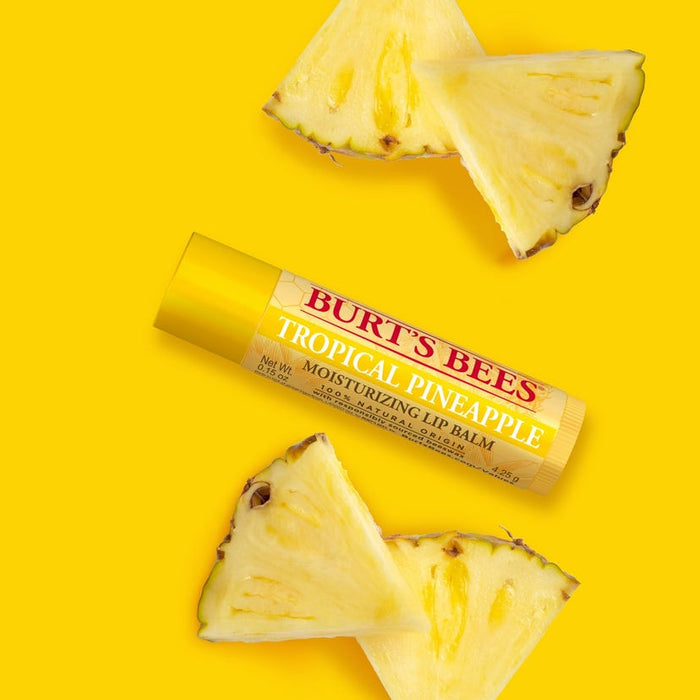 Burt's Bees Moisturizing Lip Balm Tropical Pineapple  .15 OZ