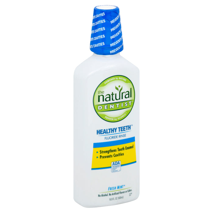 Natural Dentist  Healthy Teeth And Gums Anticavity Fluoride Rinse Fresh Mint  1 Each  16.9 Oz