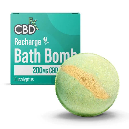 CBDfx  Bath Bomb Recharge Eucalyptus 5 OZ