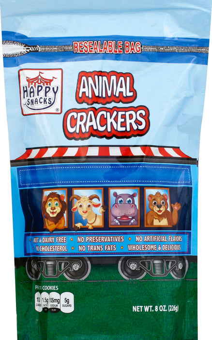 Happy Snacks  Crackers Circus Animal Bag  8 Oz