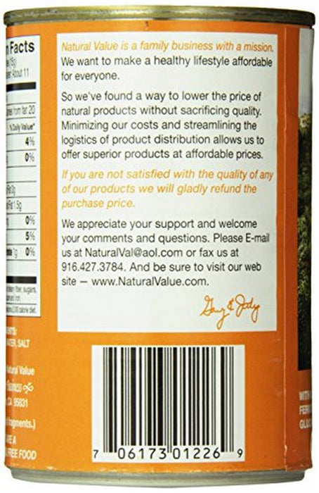 Natural Value Pitted Black Ripe Olives Medium  6 oz