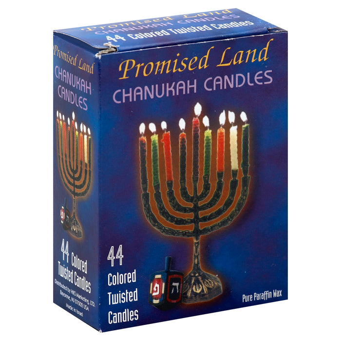 Promised Land Dairy  Chanukah Candles  1 Each  44 Ct