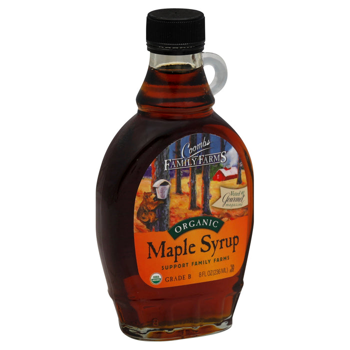 Coombs Family Farms  Organic Grade A Dark Maple Syrup  8 Oz