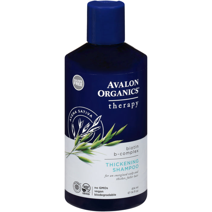 Avalon Organics  Thickening Shampoo Biotin B Complex  1 Each  14 Oz