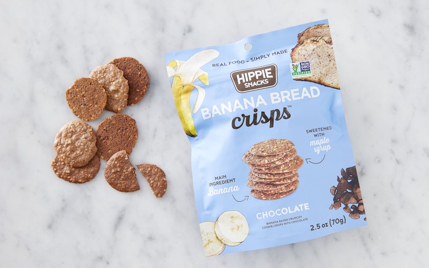 Hippie Snacks  Chocolate Banana Bread Crisps  2.5 Oz