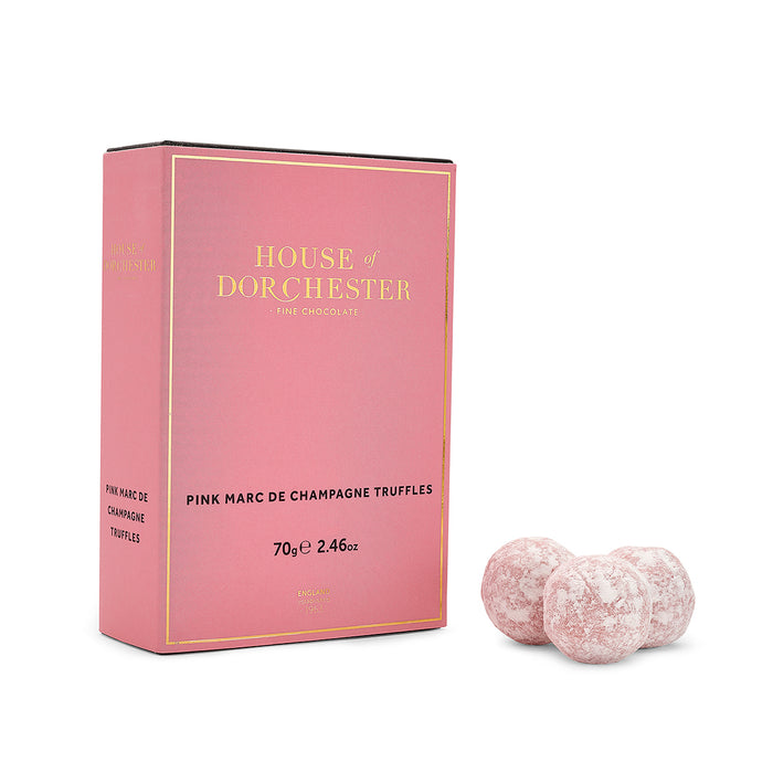 Chocolate Pink Marc De Champagne Truffle