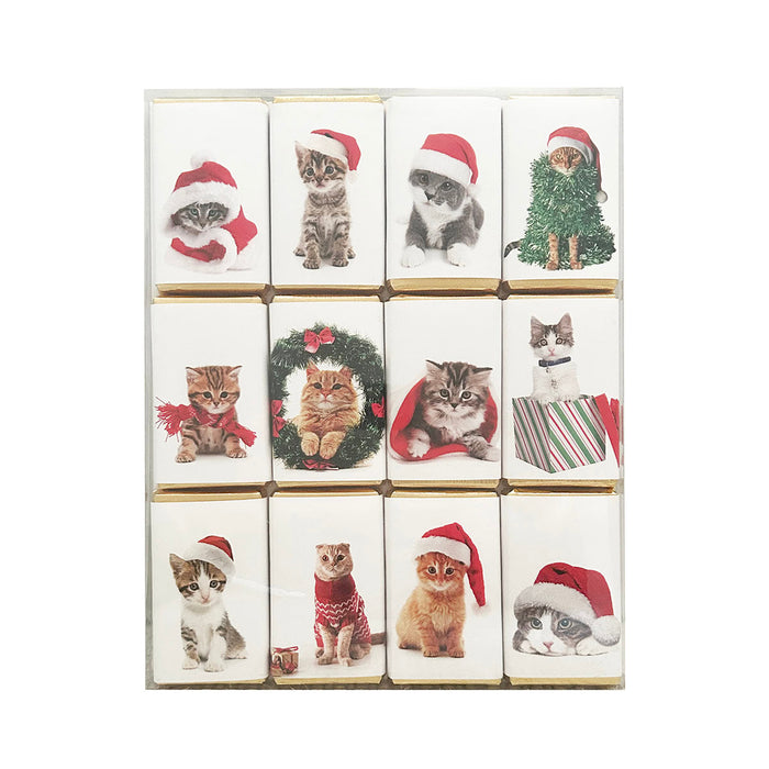 Chocolate Cute Christmas Cats