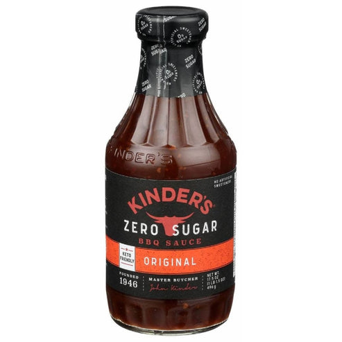 Kinder`s Bbq Sauce Original Zero Sugar 17.5 oz
