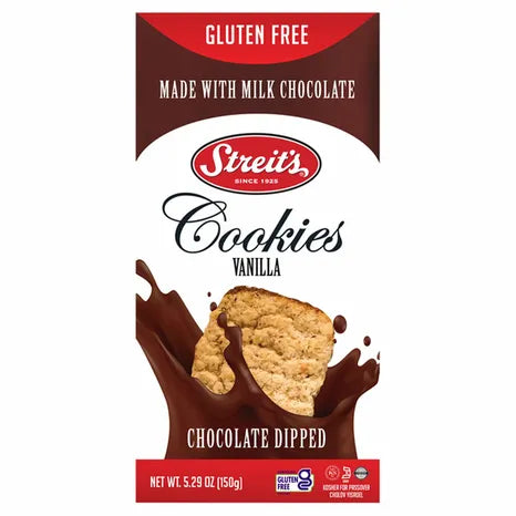 Streit's Choclate Dipped Vanila Cookie 5.29 oz