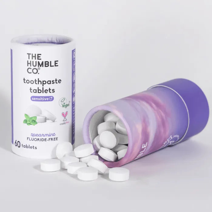 The Humble Co Spearmint Fluoride Free Sensitive Toothpaste Tablets 60 CT