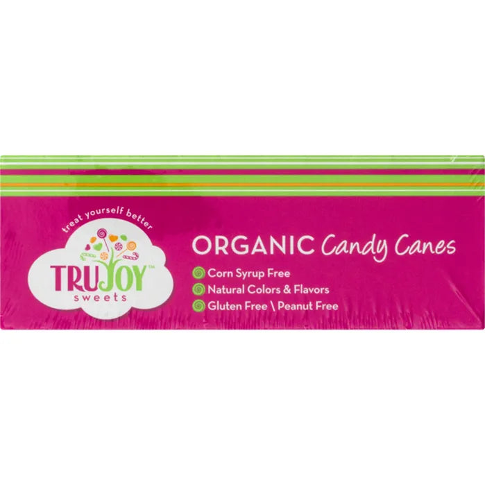 TruJoy Sweets Organic Candy Canes 10 CT