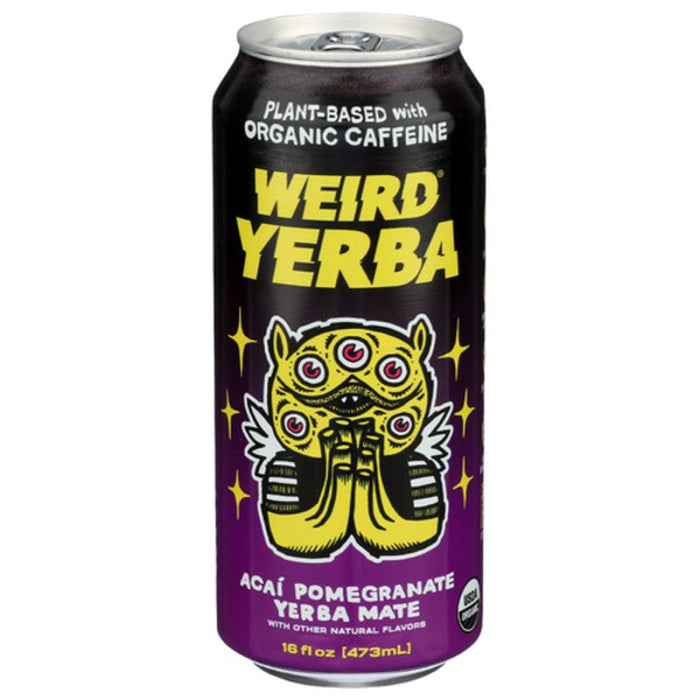 Drink Weird Tea Blue Pom Acai Yerba 16oz