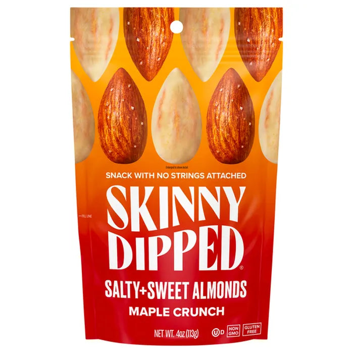 Skinny Dipped Salty Sweet Maple Crunch Almonds Mix 4 oz