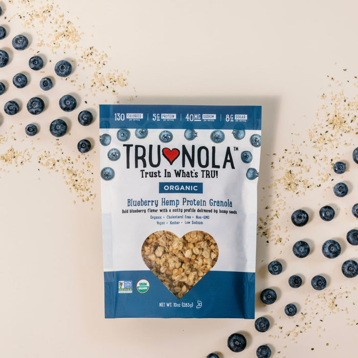 Organic Protein Granola; Blueberry Hemp