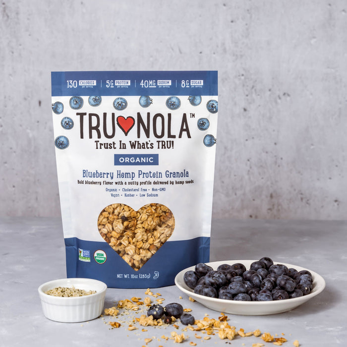 Organic Protein Granola; Blueberry Hemp