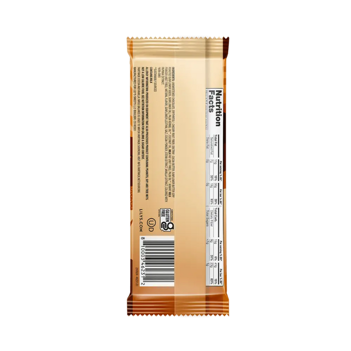 Lily'S  Dark Chocolate Creamy Caramel Filled Bar   2.8 Oz