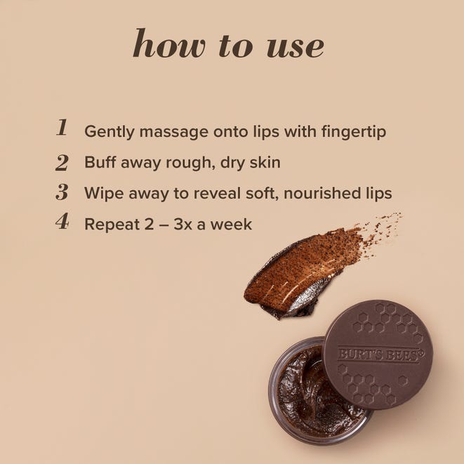 Burt'S Bees  100% Natural Conditioning Mocha Lip Scrub With Repurposed Coffee Grounds  .2