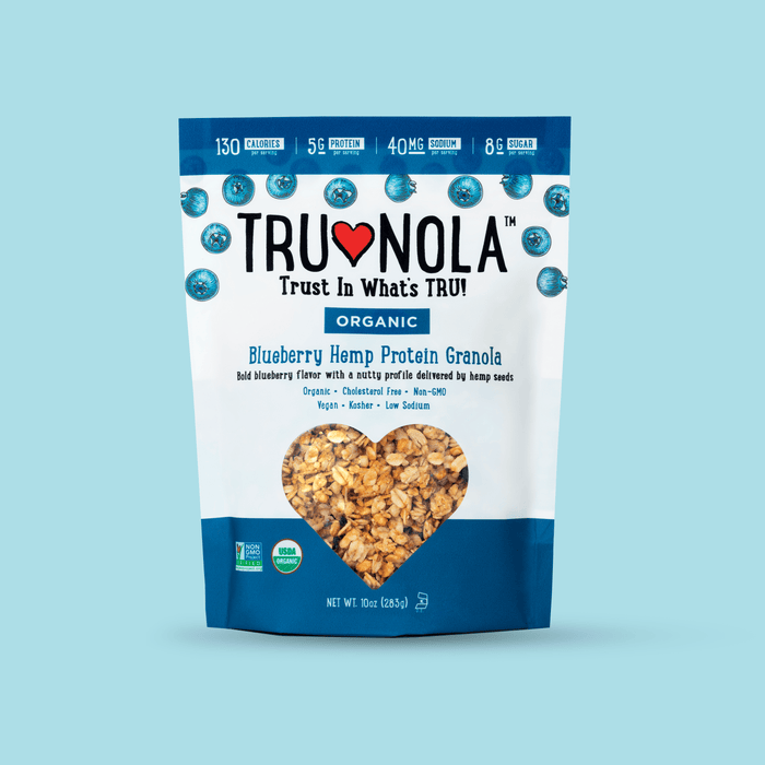 Organic Protein Granola; Blueberry Hemp