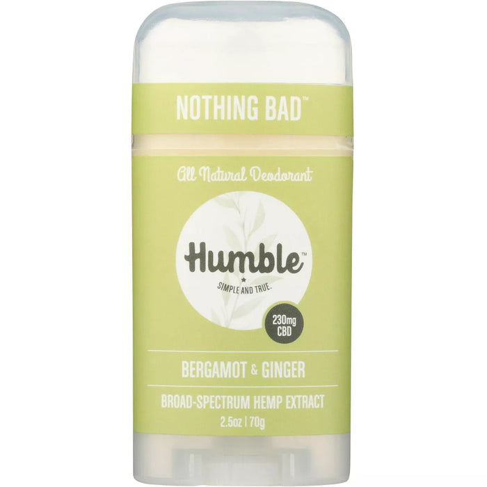 Humble Brands Natural Deodorant Bergamot & Ginger 2.5 oz