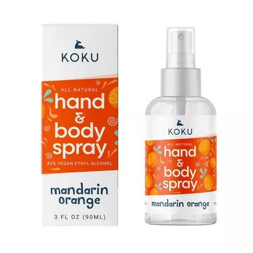 Hand Body Spray Mandarin Orange 3 Oz by Koku