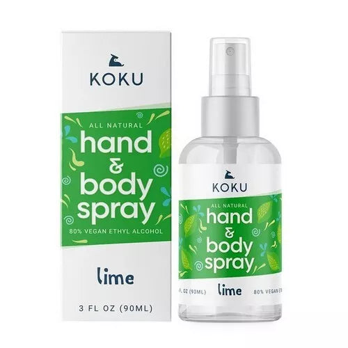 Hand Body Spray Lime 3 Oz by Koku