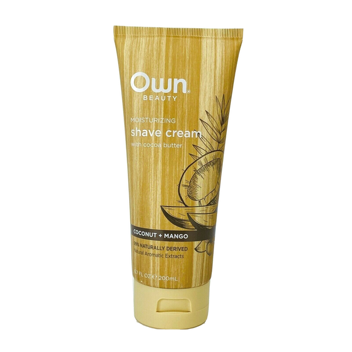 Own Beauty Coconut Plus Mango Shave Cream 6.7 Oz