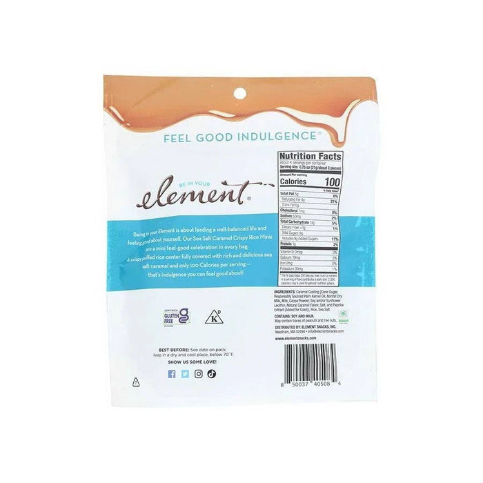 Element Crspy Rice Mini Sea Salt Caramel 3 OZ