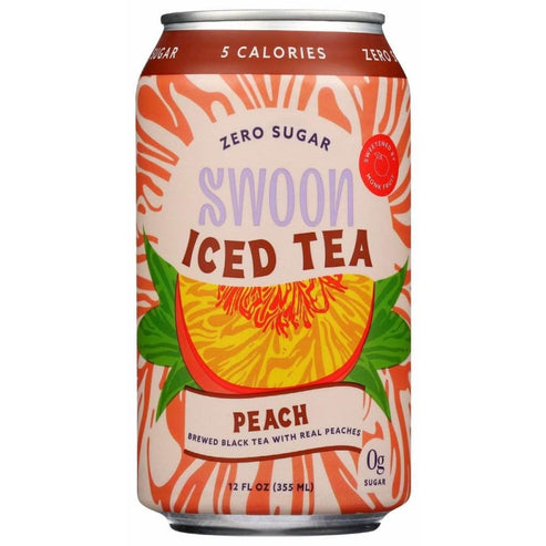 Swoon  Iced Tea Peach Zero Sugar  12 Fl Oz