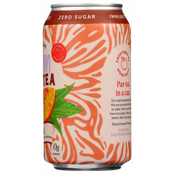 Swoon  Iced Tea Peach Zero Sugar  12 Fl Oz