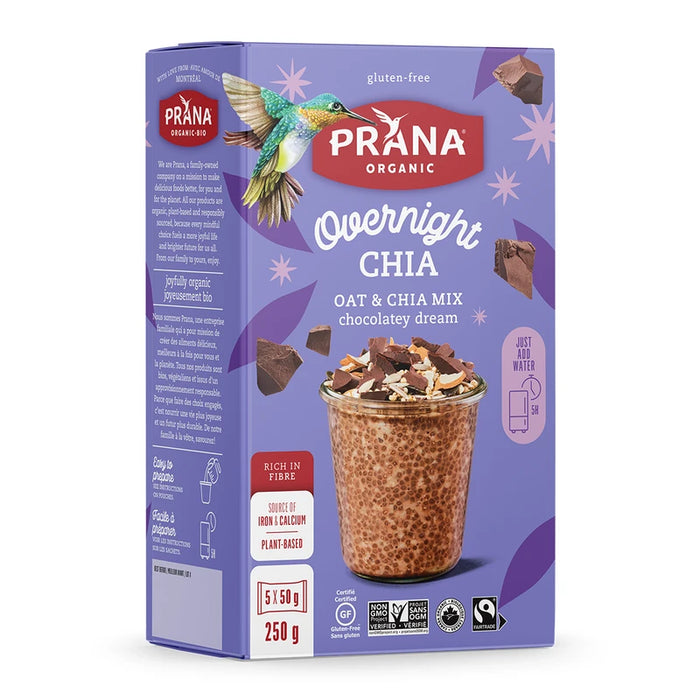 Prana Organics Cereal Og2 Overnight Chia Chocolate 8.8 OZ